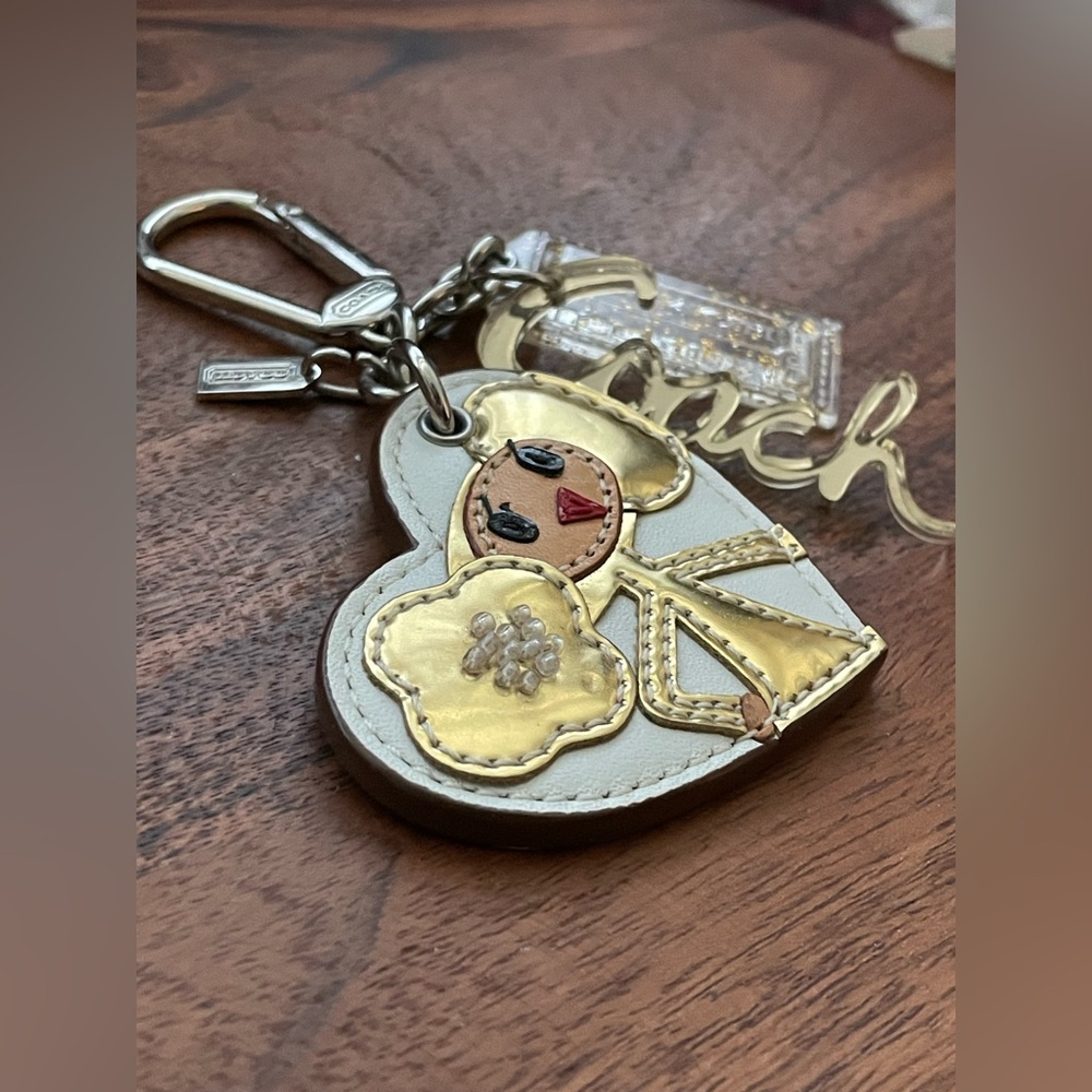 COACH Poppy Chan GOLDY 3 Piece Bag Charm - Picture 3 of 8